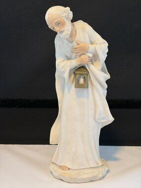 Vintage 1983 Giuseppe Armani Sculpture Figurine Porcelain Florence St. Joseph
